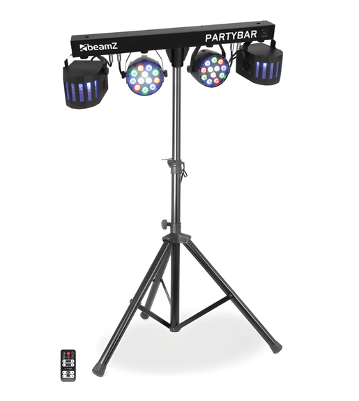 BeamZ 153.238B Partybar2 2 x Par 12 x 1W RGBW,2 X DERBY - 8715693301557