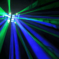 Beamz 153.728B LED 24 Butterfly 3X3w RGB 24Beam - 8715693292480