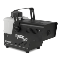 BeamZ 160.702/RAGE600 Smoke Machine with Wire and Wireless Remote Control - 8715693305821