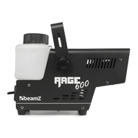 BeamZ 160.702/RAGE600 Smoke Machine with Wire and Wireless Remote Control - 8715693305821