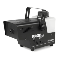 BeamZ 160.702/RAGE600 Smoke Machine with Wire and Wireless Remote Control - 8715693305821