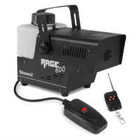 BeamZ 160.702/RAGE600 Smoke Machine with Wire and Wireless Remote Control - 8715693305821