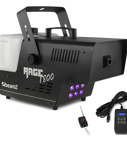 Beamz 160.718B Rage 1800LED Smoke Machine - 8715693305883