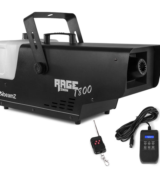 Beamz 160.727B Rage 1800 Snow Machine - 8715693305906