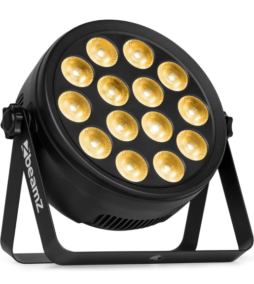 Beamz BCC165/150.924B Led Flat Par 14x 4W RGBAW-UV - 8715693341546