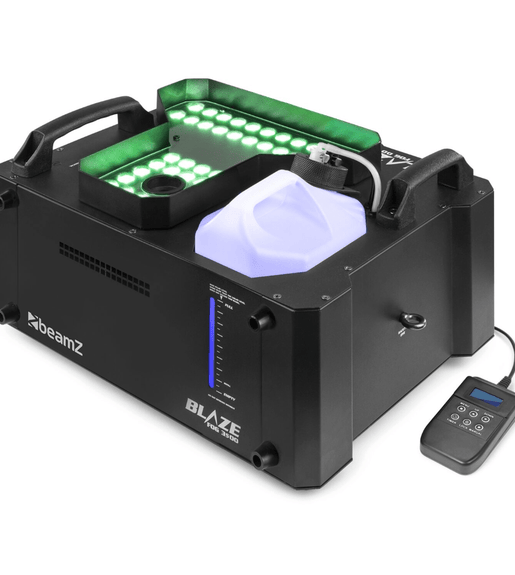 Beamz BLAZE3500 3500W Vertical RGBA LED High-Output Fog Machine - 8715693312065