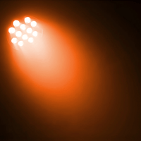 Beamz BPP200 LED Par 64: 12x18W, UV and Full Color Mixing - 8715693284331