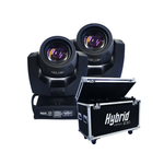 BeamZ HMH 230 Disco Moving Heads x2 in Flightcase - 8533626257574