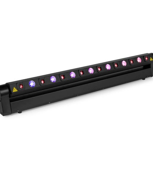Beamz HYADEN/152.829B Led Moving Bar 7 x 3W RGBW - 8715693355086