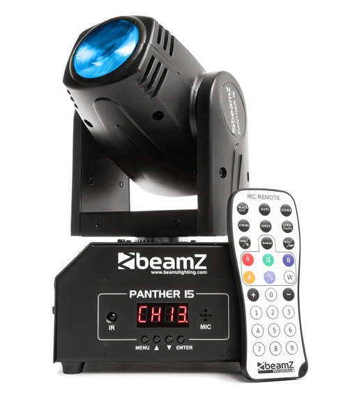 Beamz Panther 15 Led Beam Moving Head - 8715693284300