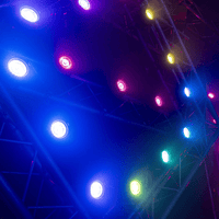 Beamz Pro NEUTRON-DOT/151.524B TM Led Linkable Light 1X 60W WW+AMBER+RGB IP65 - 8715693341171