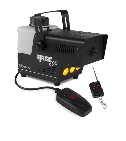 BeamZ Rage600LED 160.704B Smoke Machine with Wireless Controller - 8715693305838