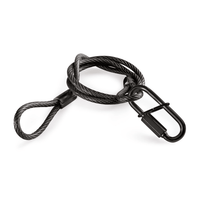 Beamz SAF65B/853.308B Safety Cable 95CM X 5MM 65Kg - 8715693340952