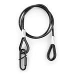 Beamz SAF65B/853.308B Safety Cable 95CM X 5MM 65Kg - 8715693340952
