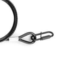 Beamz SAF65B/853.308B Safety Cable 95CM X 5MM 65Kg - 8715693340952