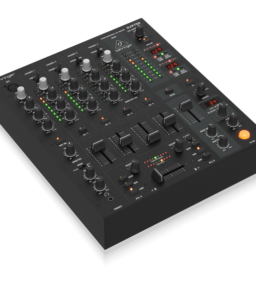 Behringer DJX750 Pro DJ 5 Channel Mixer with Advanced Digital Effects - 4033653130356