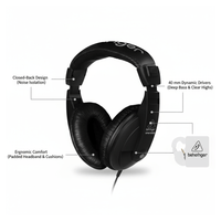 Behringer HPM1000BK Headphone for DJ's - Black - 4033653120418