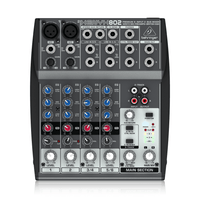 Behringer Xenyx 802 | 8 - Channel Analog Streaming Mixer - 