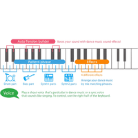 Casio CT - S200 Casiotone 61 - Key Portable Keyboard (Black) - 4971850314929