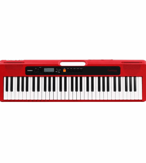 Casio CT - S200 Casiotone 61 - Key Portable Keyboard (Red) - 4971850314943