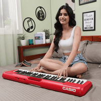 Casio CT - S200 Casiotone 61 - Key Portable Keyboard (Red) - 4971850314943