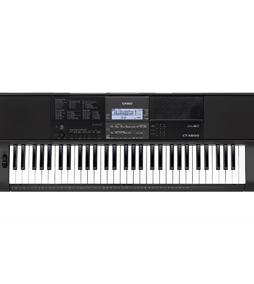 Casio CT - X800C2 Keyboard, 61 Key Aix Sound Source, 600 Tone, 195 Rhythms Pitch Bend - 4971850314837