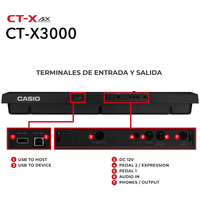 Casio CTX3000C2 High Grade Keyboard - 61 Keys - 4971850314851