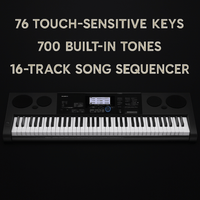 Casio WK - 6600K2 Musical Keyboard 76 Keys - 4971850314134