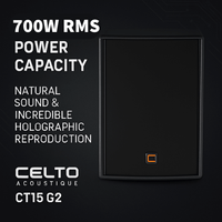 Celto Acoustique CT15 G2 Passive Speaker 15