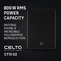 Celto Acoustique CT15 G2 Passive Speaker 15