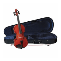 Cervini SAGHV10034 HV-100 3/4 Size Student Violin Outfit with Case & Bow - 00688382028548