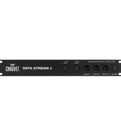 Chauvet Data Stream 4 DMX - 512 Optical Splitter - 781462202828