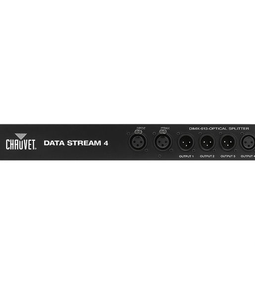 Chauvet Data Stream 4 DMX - 512 Optical Splitter - 781462202828