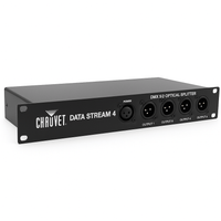 Chauvet Data Stream 4 DMX - 512 Optical Splitter - 781462202828