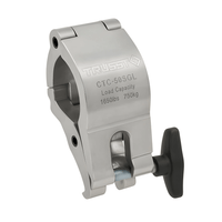 Chauvet DJ CTC 50 HCN BLK Half - Coupler 2 - inch Lighting Clamp - 0781462214012