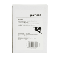 Chord Dlm 35 Lapel Microphone Beige 3.5mm - 05015972163191