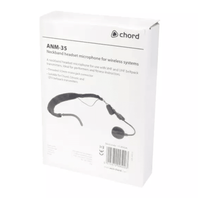 CHORD Microphone ANM - 35 Neckband Headset With 3.5mm Jack Black - 5015972095003