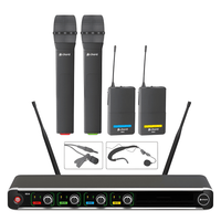 Chord NU4 - C Quad UHF Wireless Microphone System - 5015972193167