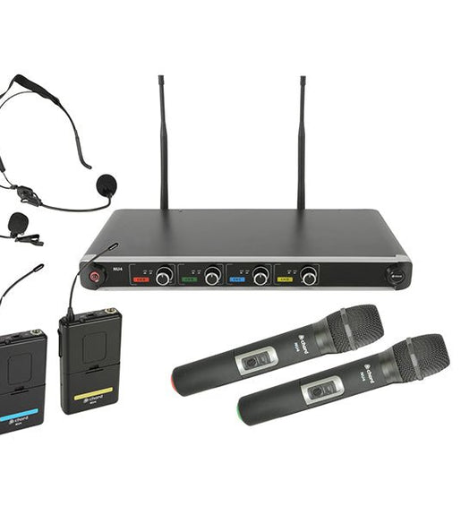 Chord NU4 - C Quad UHF Wireless Microphone System - 5015972193167