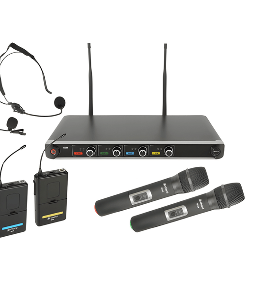 Chord NU4 - C Quad UHF Wireless Microphone System - 5015972193167