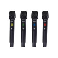 Citronic TU4 - H Quad Handheld UHF Wireless Microphone System 863–865MHz - 5015972235201