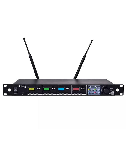 Citronic TU4 - L Quad Lapel UHF Wireless Microphone System 863–865MHz - 5015972235201