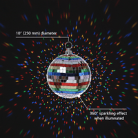 CMB - 10 Colour Mirror Ball 10