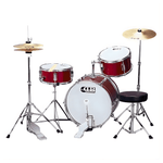 DB Percussion DBJ30 - 11 - WR 3 Pcs Junior Drum Kit - Wine Red - 6009519409933