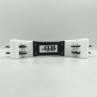 DB Percussion DTB02-WH Half-Moon Tambourine (White) - 
