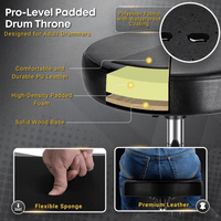 DB Percussion DTR - 416 Drum Throne / Stool - 