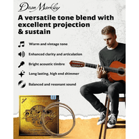 Dean Markley DM2202 12 - String Acoustic Guitar Strings - Light 9 - 46 - 00756004220202