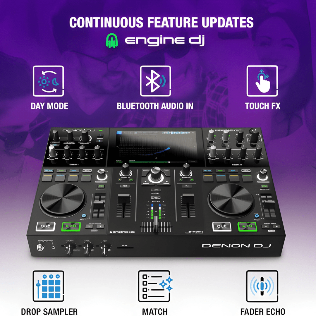 Denon DJ PRIME GO – Portable DJ Controller and Mixer DJ Denon DJ PRIME GO – Portable DJ Controller and Mixer DJ