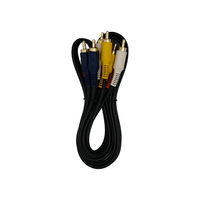 Digitech ALG-110P 4-Channel RCA Male to 4-Channel RCA Male Audio/Video Cable (1.2-Meter - Black) - 
