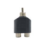 Digitech DA5/P 1 RCA Male to 2 RCA Female Y-Splitter Audio Adapter - 